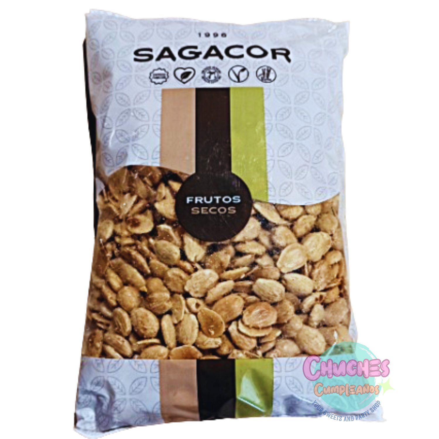 Almendra repelado frita con sal