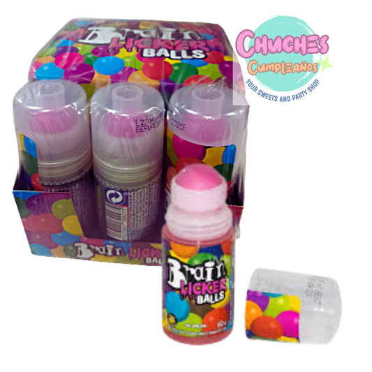 caramelo liquido brain licker balls caja 12 unidades