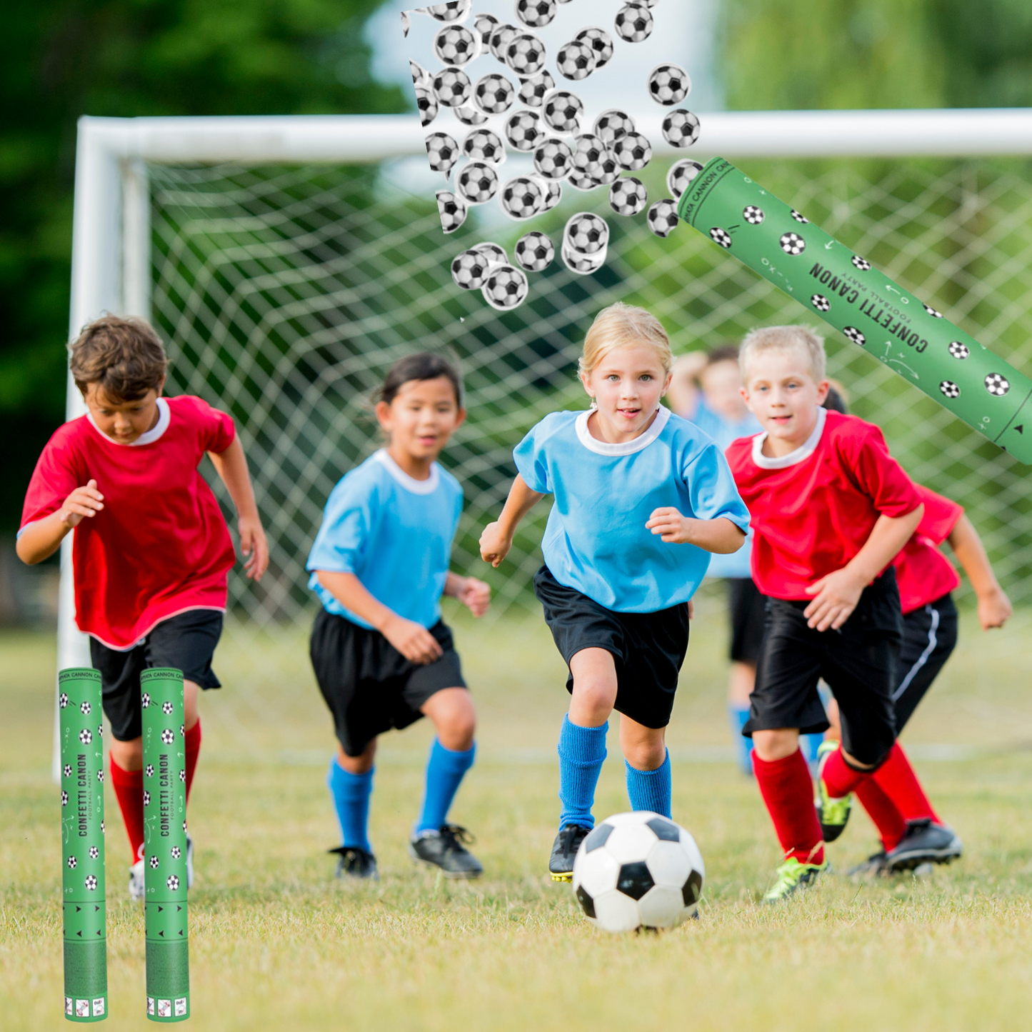 cañon de futbol 3 unidades