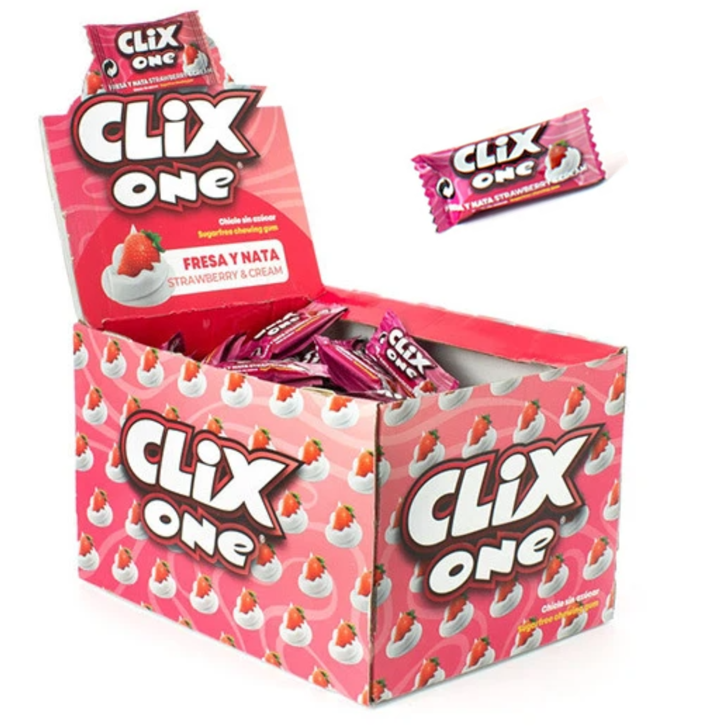 chicle clix fresa nata