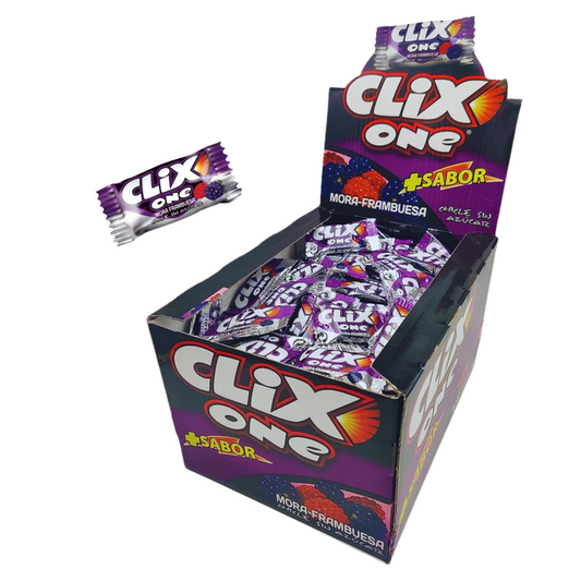 chicle clix mora frambuesa