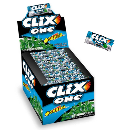 chicle clix hierbabuena