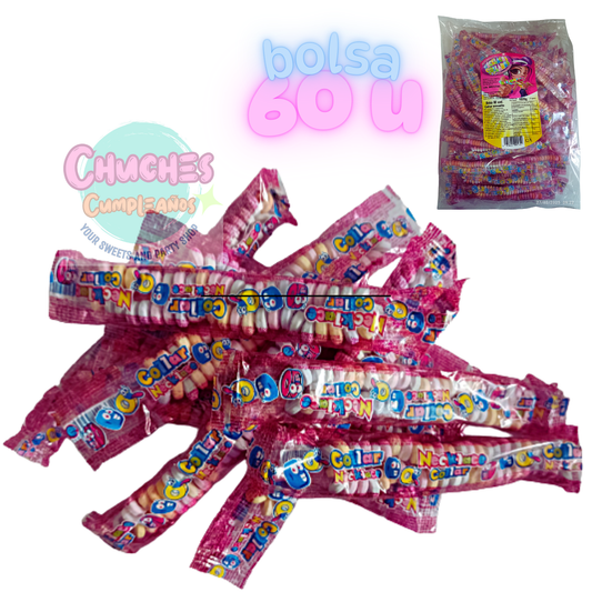 collar de caramelos