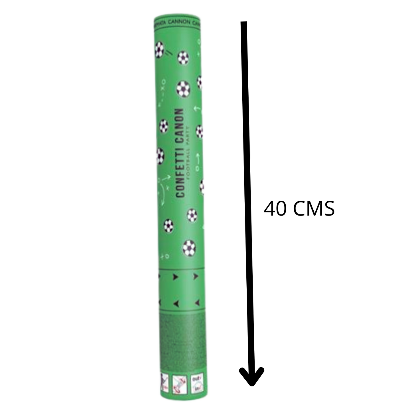 confetti canon football