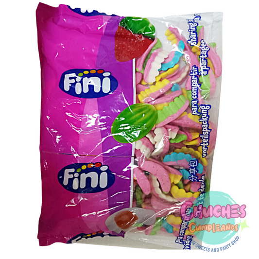 dentaduras chuches de colores bolsa