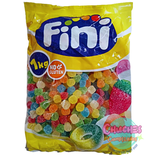 fini lágrimas de colores y con azúcar de 1 kilo