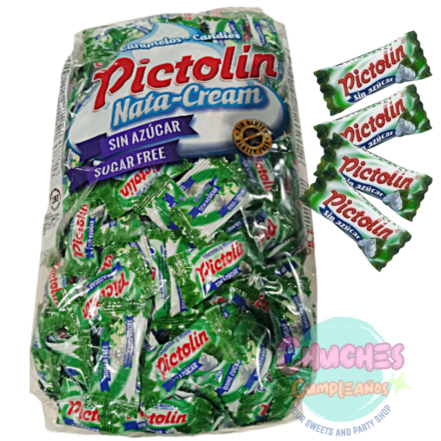 pictolin menta y nata sin azucar y sin gluten