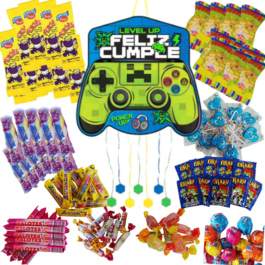 piñata cumpleaños gamer