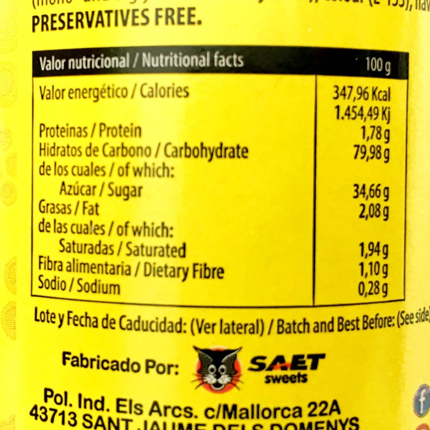 regaliz el gato valor nutricional