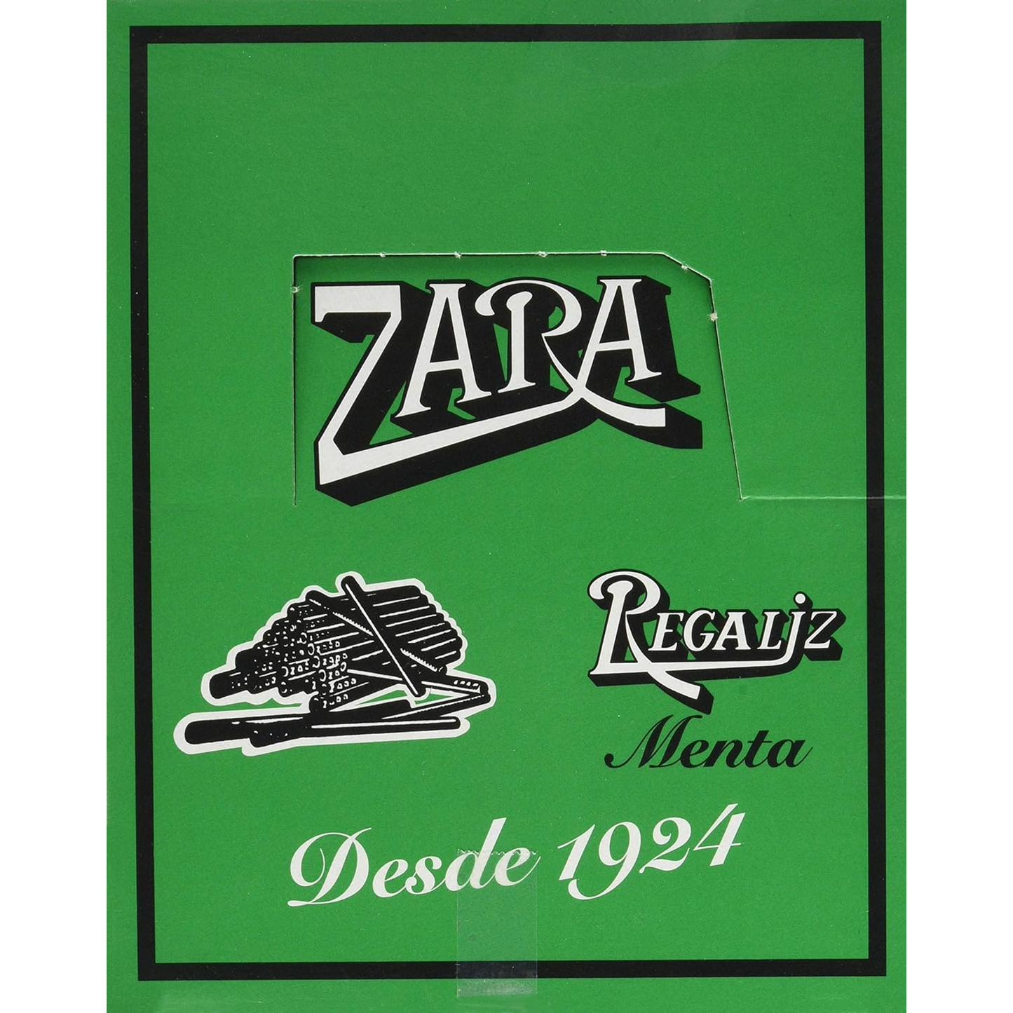 Regaliz menta Zara caja de 200 unidades
