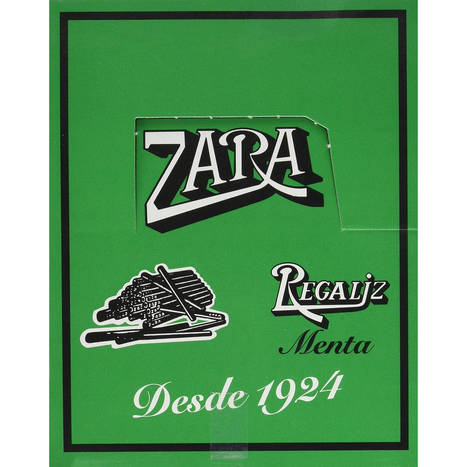 Regaliz menta Zara caja de 200 unidades