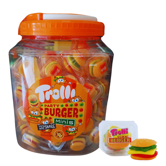 trolli mini burguer gominola
