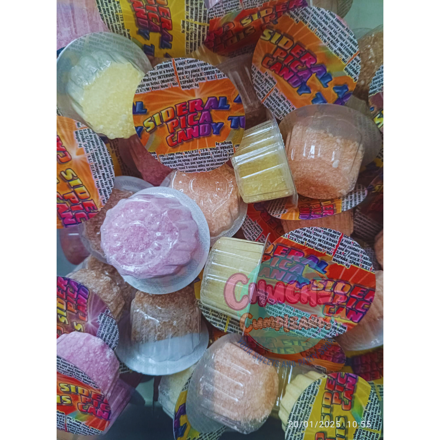 vasitos pica Candy sabores