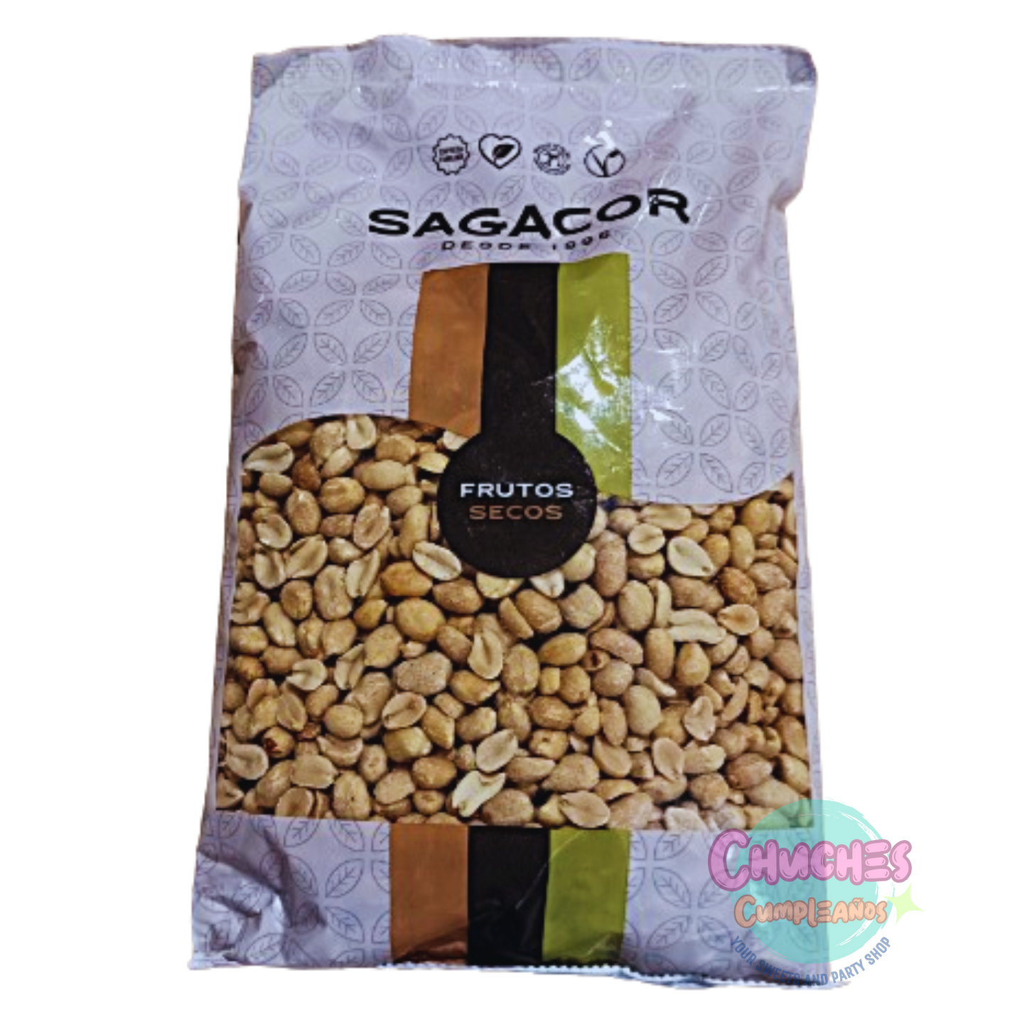 BOLSA DE CACAHUETES REPELADOS FRITOS DE 1 KILO