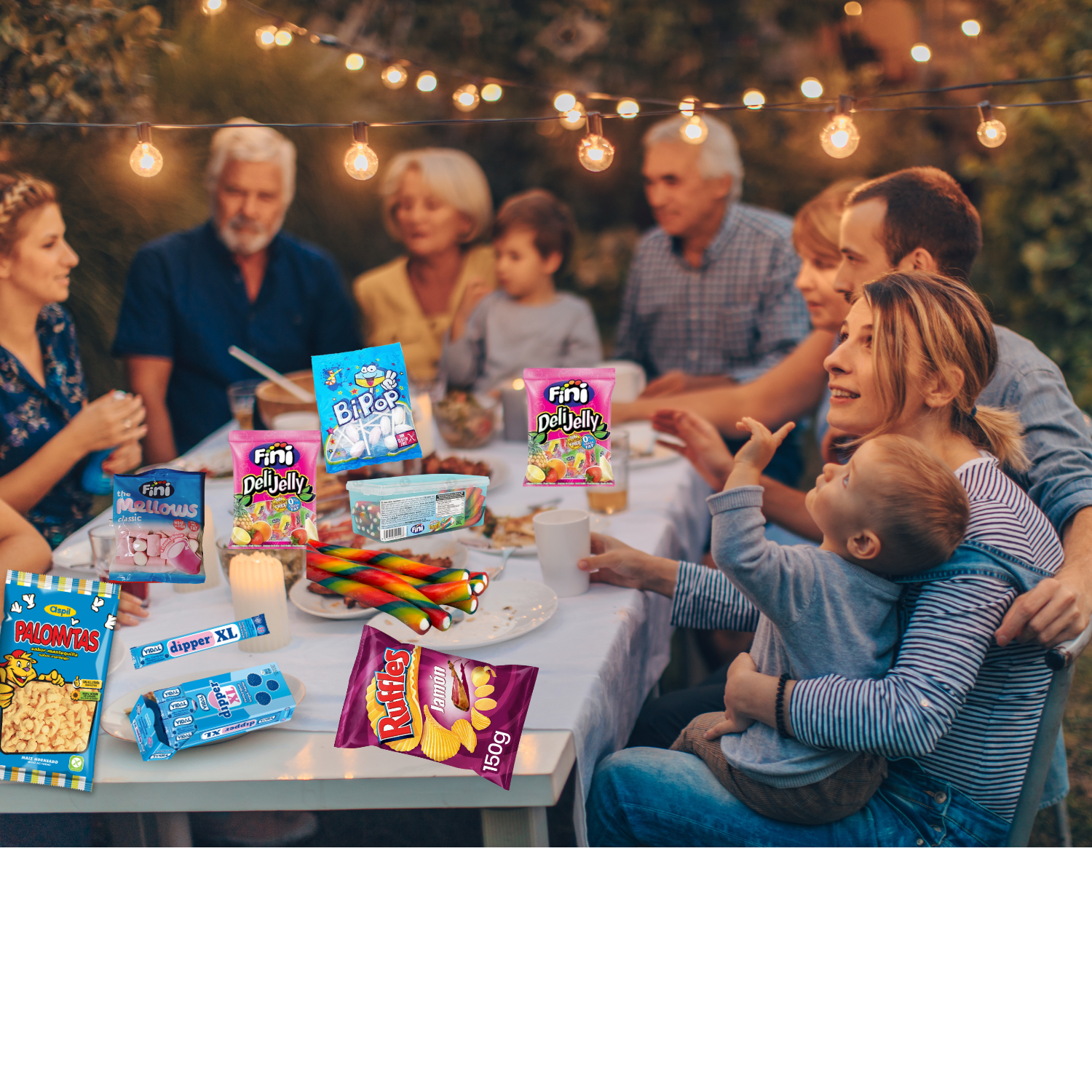 REUNION FAMILIAR CON PACK DE CHUCHES PARA FIESTAS