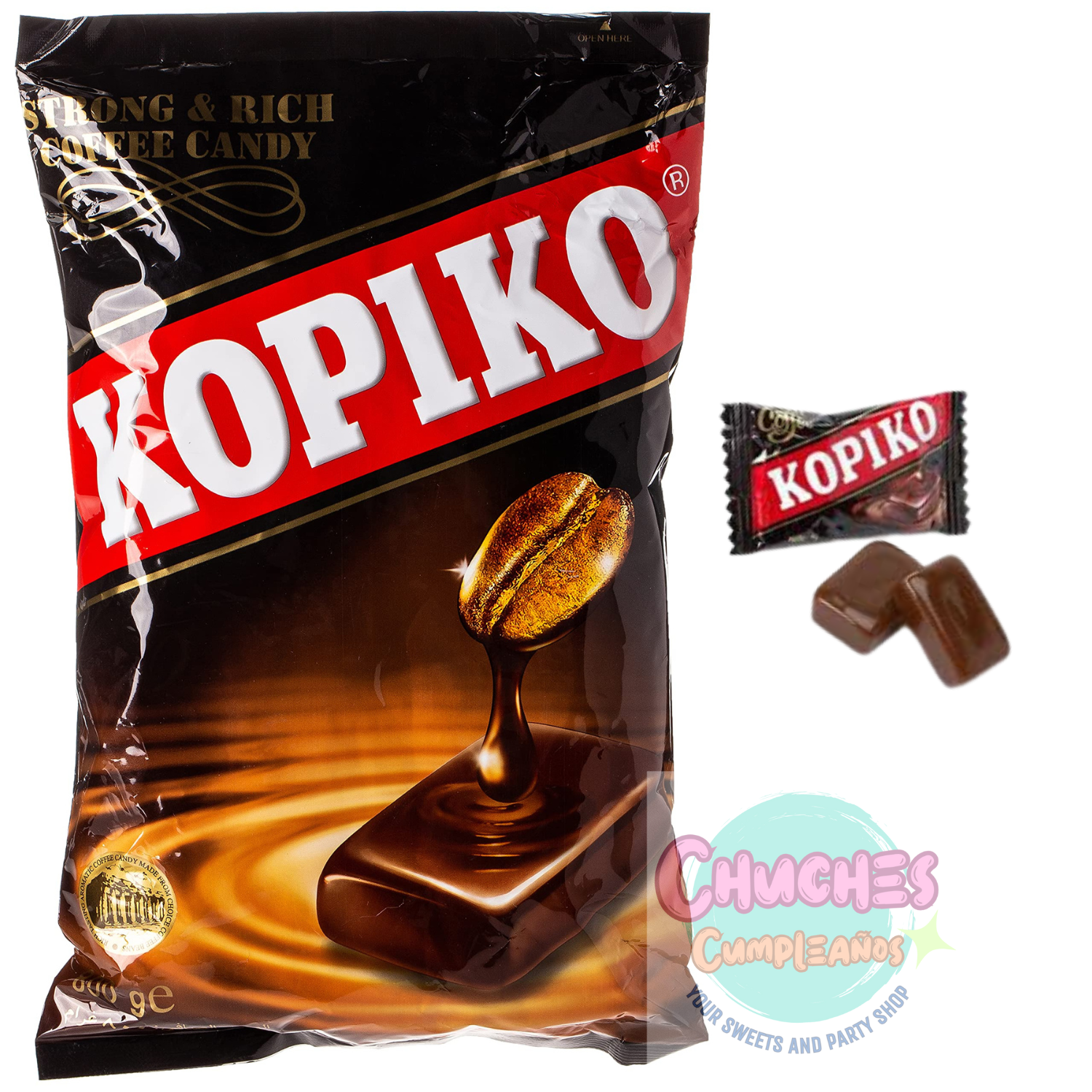 Caramelos kopiko bolsa y caramelo individual