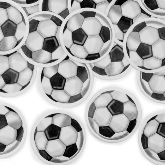 confeti de futbol