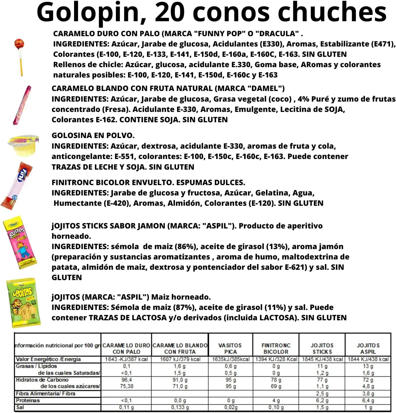 cucuruchos de chuches 20