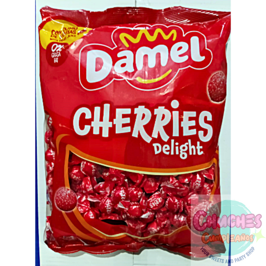 bolsa caramelos rellenos de cereza 0%grasa de damel