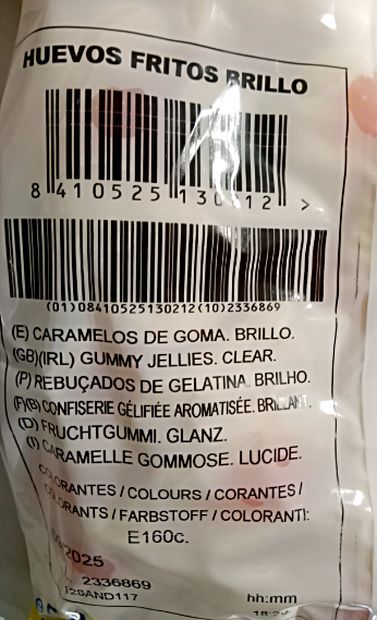 Gominolas Fini Huevos Fritos bolsa 1 kilo