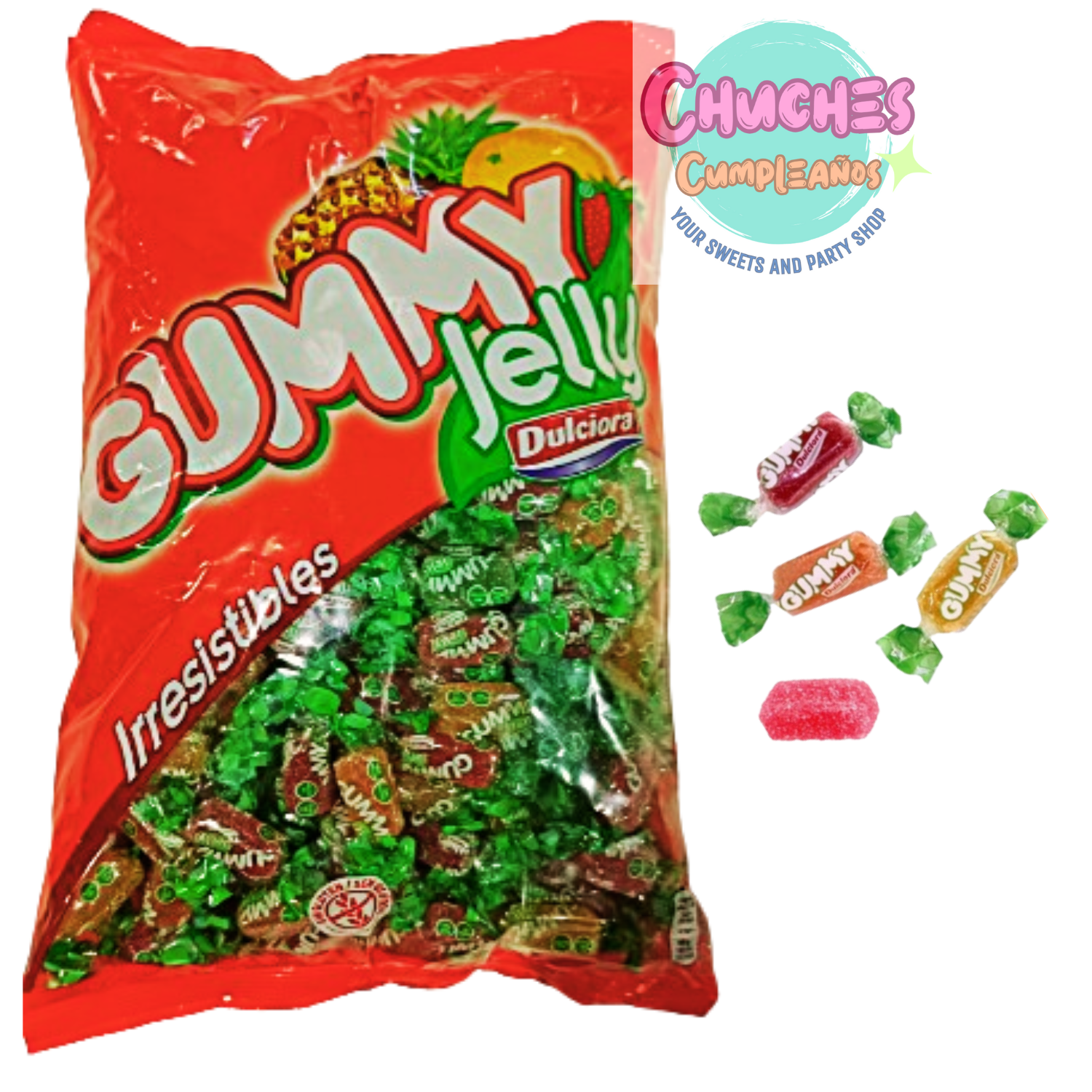 Bolsa de 2 kilos de gummy jelly