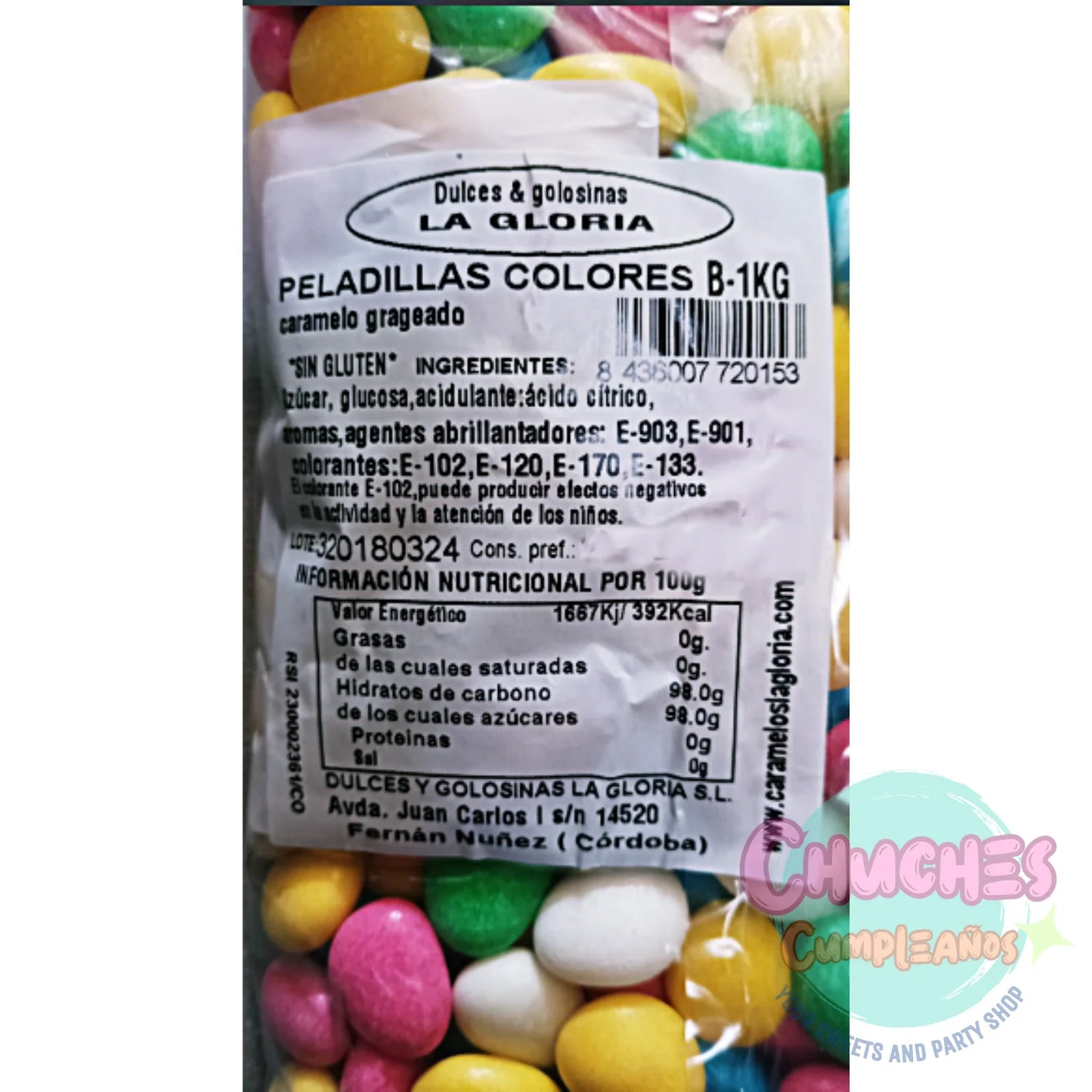 peladillas de colores comprar