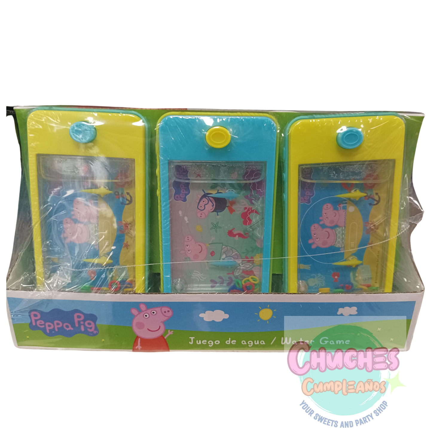 Juego de Agua Peppa Pig 24 unidades expositor