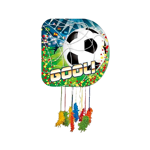 Pack Chuches + Piñata Cumpleaños Fútbol GOOL. 100 unidades surtidas 100% Calidad