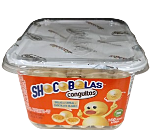 Shocobolas Chocolate Blanco Tarro 160 u.