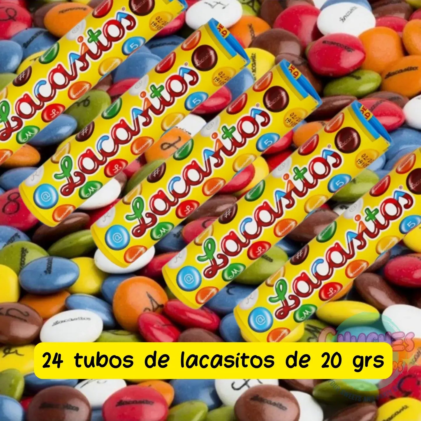 Lacasitos tubo 24 unidades x 20 grs