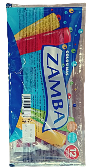 Zamba polos flash sabores surtidos bolsa 12 unidades